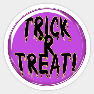 TRICK R TREAT! Spooky Letters ©Cherie's Art Sticker